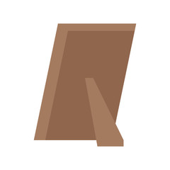 frame photo wooden picture image vector illustration