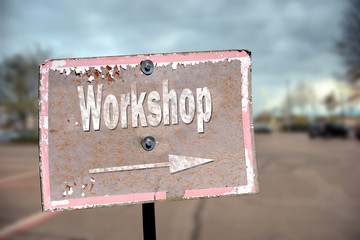 Schild 203 - Workshop