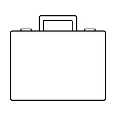 first aid case equipment emergency medical line vector illustration