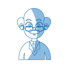 portrait doctor man health care image vector illustration