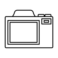 camera photographic isolated icon vector illustration design
