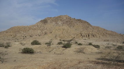 The pre-Hispanic archaeological site of Tucume, near Chiclayo, Peru