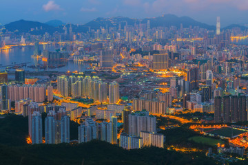 Fototapeta premium Hong Kong cityscape