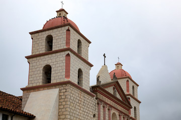 Fototapeta na wymiar The Mission in Santa Barbara
