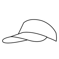 cap wear travel fashion image vector illustration
