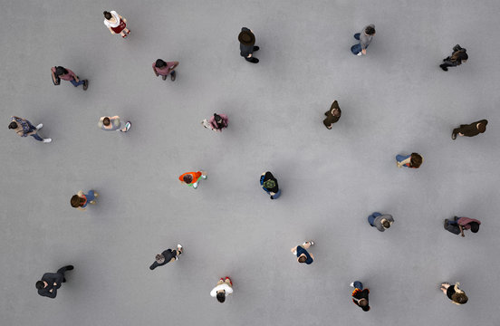 People Viewed From Above