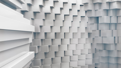 Abstract  architecture structure,Product showcase,Abstract empty space.3D rendering