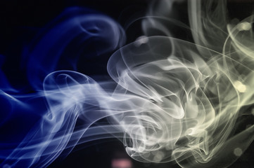 Two Tone Smoke Abstract