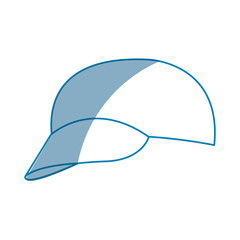 cap sport accessorie trourist design vector illustration