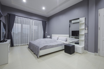 Modern bedroom interior
