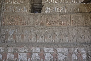 Huaca de la Luna archaeological complex, near Trujillo, La Libertad Province, Peru