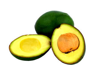 Avocado on isolated