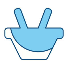Shopping basket symbol icon vector illustration graphic design
