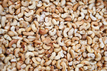 cashew nuts pattern texture