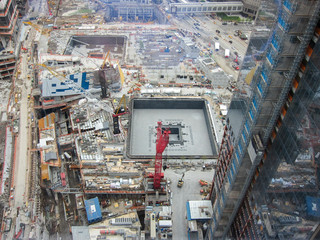 Fototapeta premium World Trade Center Site Construction - NYC