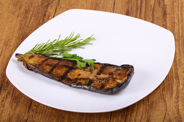Grilled eggplant