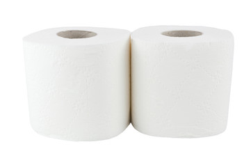 two toilet rolls
