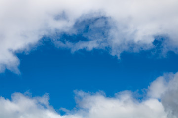 Obraz premium A frame of clouds in the sky