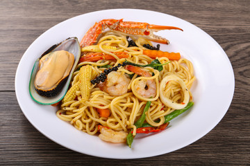 Seafood spaghetti