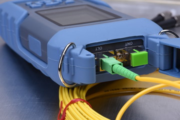 Fiber optic network cable testing 