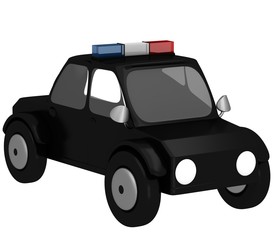 3D Police car