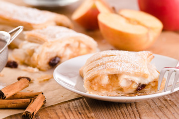 Apple strudel.