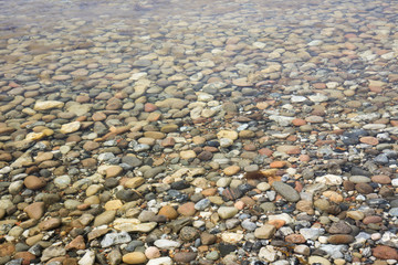 Rocks in water
