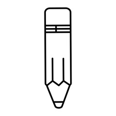 pencil school isolated icon vector illustration design