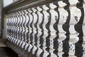 Fototapeta premium Ancient White Stone Baluster.