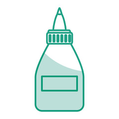 Obraz premium glue bottle isolated icon vector illustration design