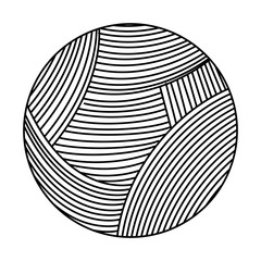 ball of wool icon vector illustration design