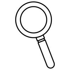 search magnifying glass icon vector illustration design