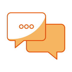 bubble speech chat message image vector illustration
