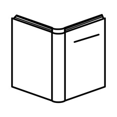 text book isolated icon vector illustration design