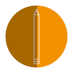 pencil school isolated icon vector illustration design