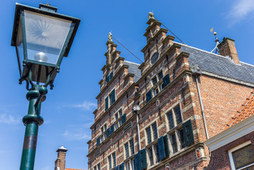 Street light and the old town hall in Naarden