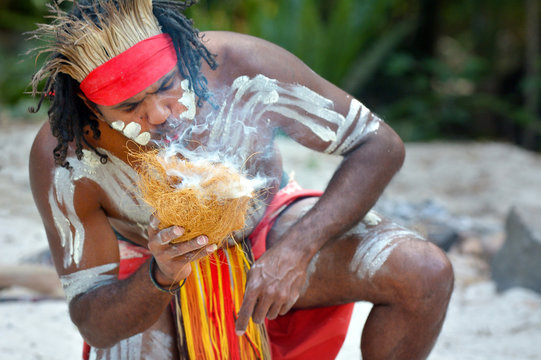 Aboriginal culture show in Queensland Australia