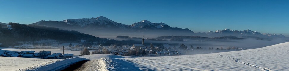 Wintermorgen Panorama
