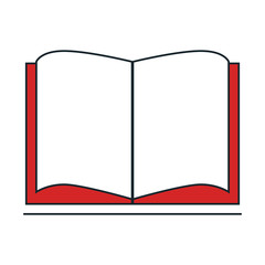 text book library icon vector illustration design