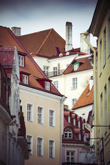 Fototapeta na wymiar Tallinn capital of Estonia medieval old town