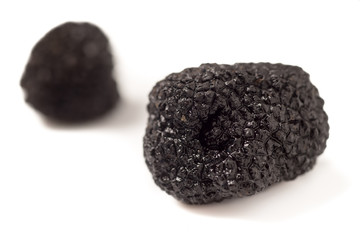 Delicate exclusive black truffles