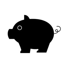 piggy savings isolated icon vector illustration design