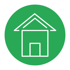 house silhouette isolated icon vector illustration design