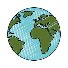 world planet earth icon vector illustration design