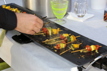 Brochette à la plancha