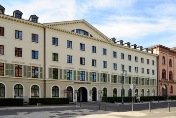Hessischer Landtag, historische Seite, Wiesbaden, Hessen, Deutschland