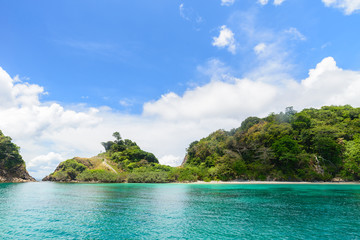 Sea landscape  tropical island in the Andaman Sea, Myanmar