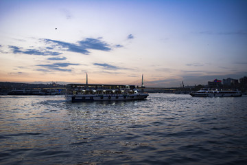 Tramonto sul Bosforo, Istanbul