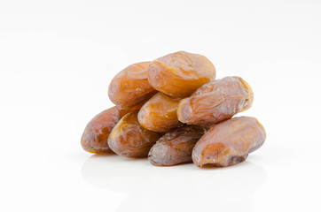 date palm ,Date fruits isolated on white background