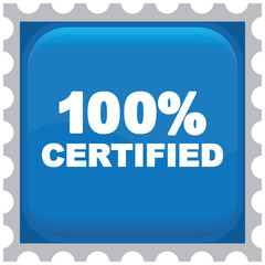 100% certified icon